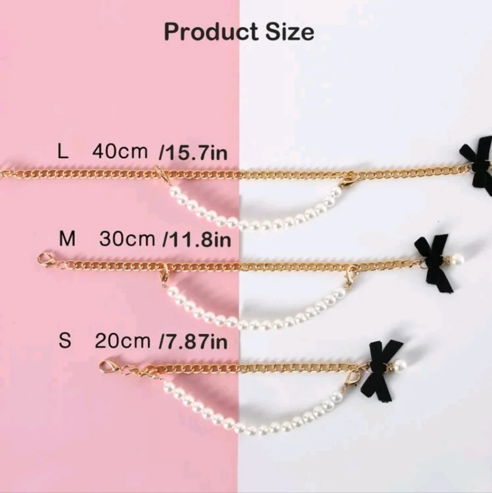 MEDIUM 1pc Beaded Pet Necklace
